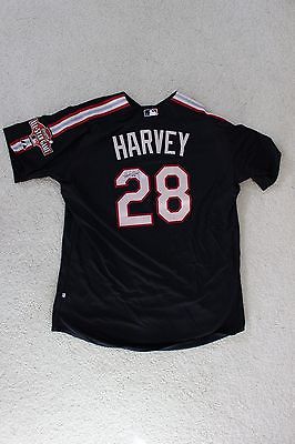 Ken Harvey KC Royals Jersey Signed BP 2004 All Star Game #28  MLB COA LOA