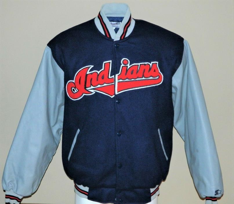 1996 Dan Williams Game Worn Cleveland Indians Wool Jacket #43 - Starter