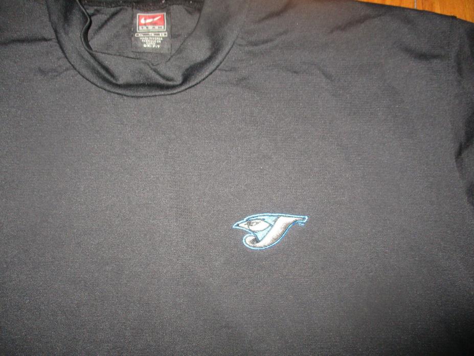 Game Worn TORONTO BLUE JAYS Ernie Whitt Short Slv Workout Shirt XL Nike Dri Fit
