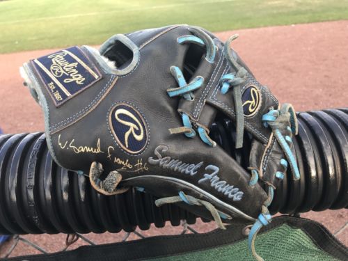Tampa Bay Rays Wander Franco Signed 2018 Game Used Glove! FIRST PRO GLOVE!!