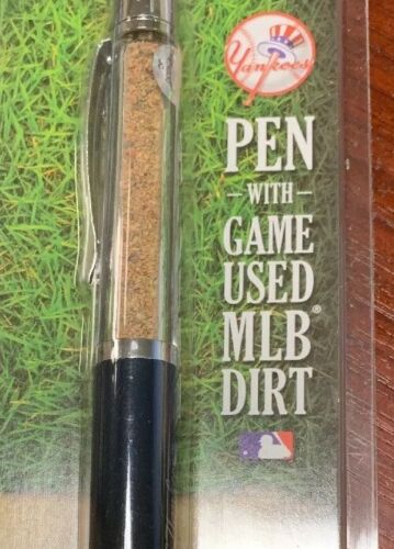 Steiner Sports NY Yankees Pen with Game Used MLB Stadium Dirt with COA NEW