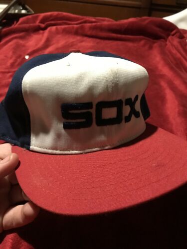 Vintage NOS New Chicage White Sox Roman Pro Cap Hat 7 1/8