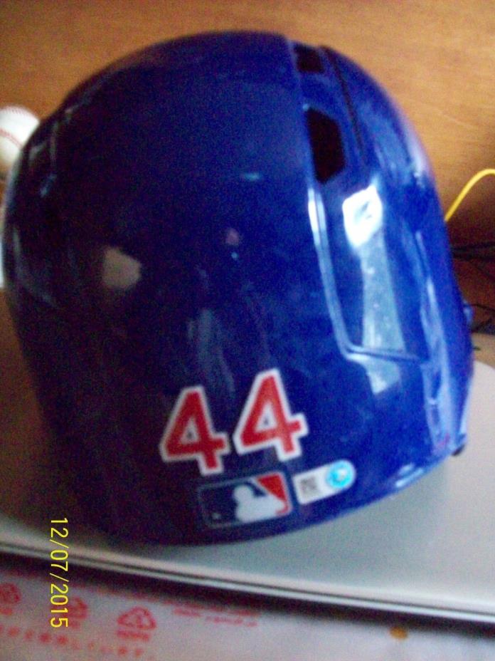 Anthony Rizzo Chicago Cubs game used game worn batting helmet MLB Authenticated