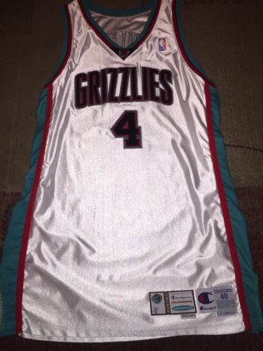 New Champion Game Issued Stromile Swift Vancouver Grizzlies Jersey 48+2 Length