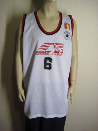 AUTHENTIC CONVERSE CHINESE PRO BASKETBALL LEAGUE JERSEY SIZE 6XL