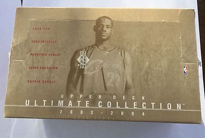 {13} Boxes of 2003~2004 Ultimate Collection Basketball<>VERY RARE<>LeBron James