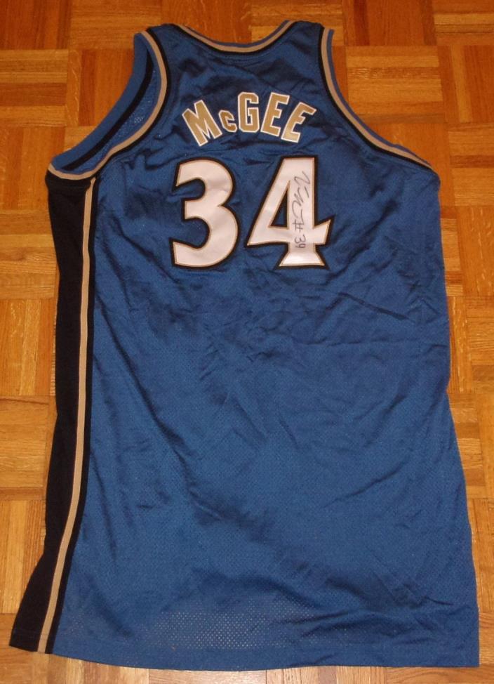 JaVale McGee (Washington Wizards) (Signed) Game Worn Rookie Jersey
