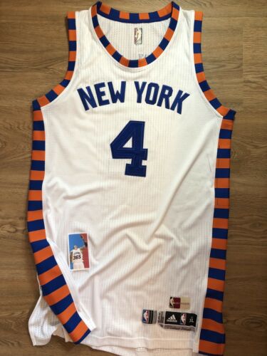 Arron Afflalo Knicks HWC PHOTOMATCHED Game Worn Used NBA Jersey Adidas Rev30 GU