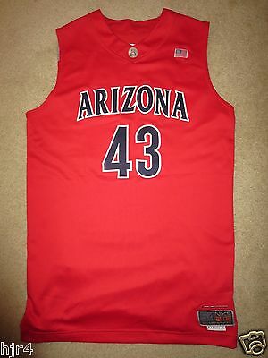 Jordan Hill #43 Arizona Wildcats NCAA Game Worn Used Basketball Nike Jersey 54