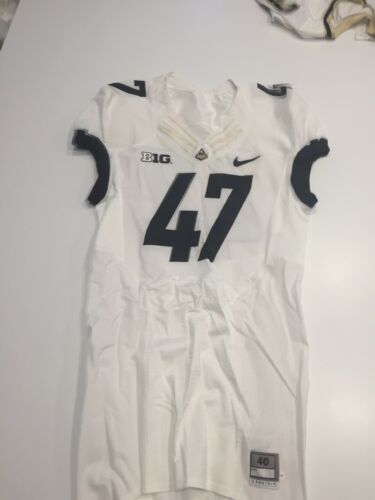 Game Worn Purdue Boilermakers Football Jersey Used Nike #47 Size 40
