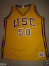 USC Southern California Trojans #50 NCAA Basketball Game Worn Used Jersey 44