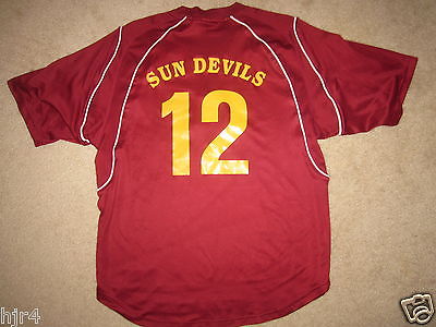 Arizona State Sun Devils ASU Soccer Nike Jersey LG Large mens