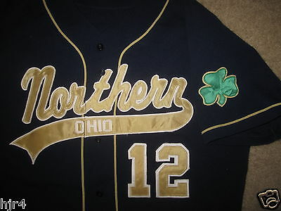 Northern Ohio University #12 Baseball Game Worn Jersey 44