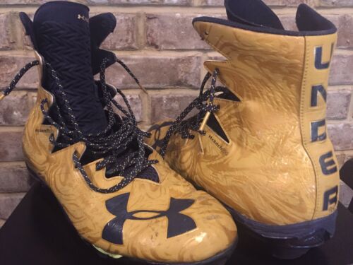 Notre Dame Football 2017 Game Used Issued Under Armour Cleats #99 Jerry Tillery