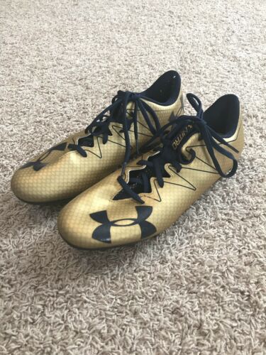 Notre Dame Irish Football Under Armour Team Issued 2016 Cleats Used Size 10.5 ND