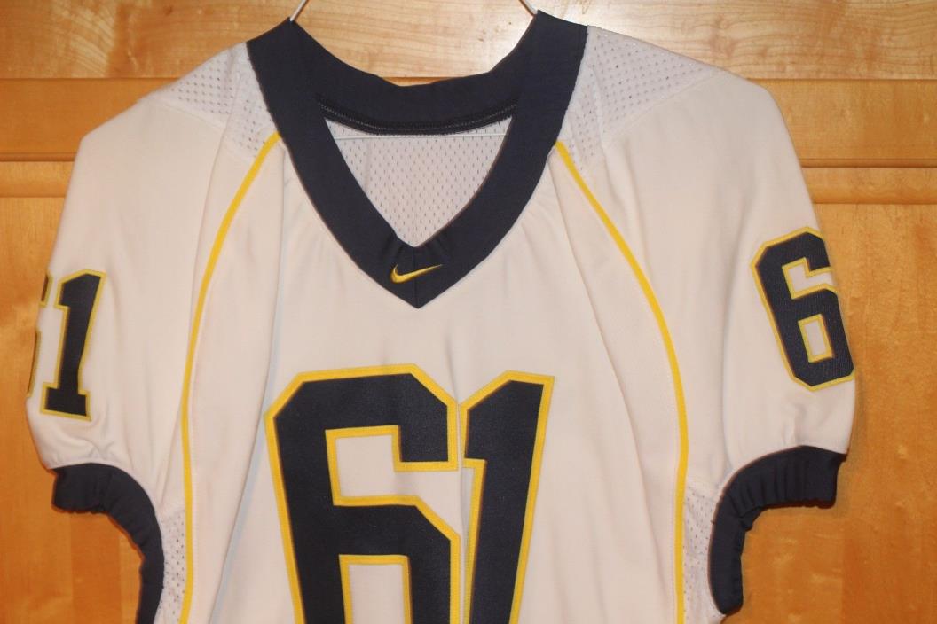 Michigan Wolverines Game Used Football Jersey Nike size 46  #61