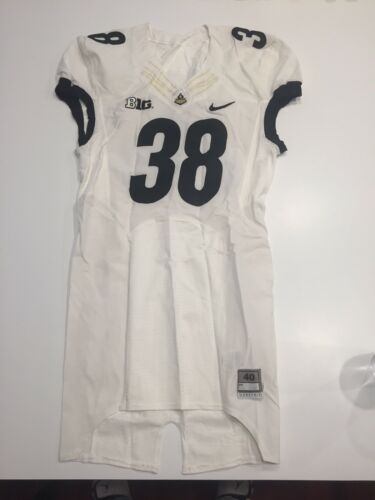 Game Worn Purdue Boilermakers Football Jersey Used Nike #38 Size 40
