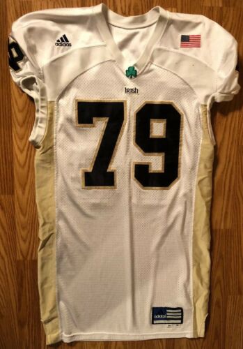 Notre Dame Football 2003 Game Used Flag Jersey #79