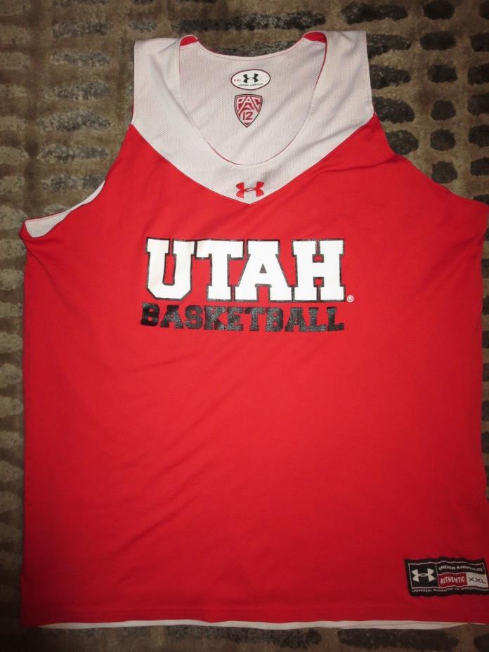 Utah Utes Pac 12 Basketball Team Issued Nike Jersey XXL 2XL