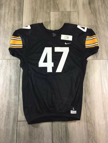 New Nike Iowa Hawkeyes Sample Jersey Large Game Issued Team Pittsburgh Steelers