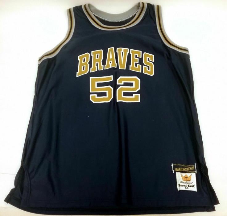 Vintage 1970s Quinnipiac Braves (Bobcats) Game Used Basketball Jersey Worn #52
