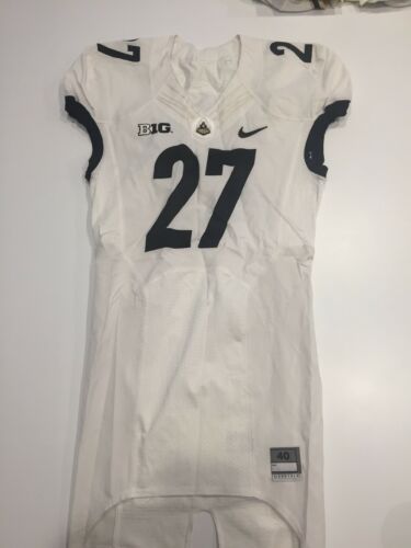 Game Worn Purdue Boilermakers Football Jersey Used Nike #27 Size 40