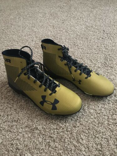 Notre Dame Irish Football Under Armour Team Issued 2017 Cleats Used Size 15 ND