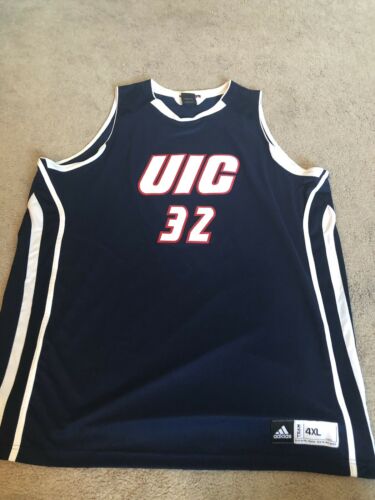 Game Worn Used Jersey UIC Flames Illinois Chicago Basketball Men’s 4x #32