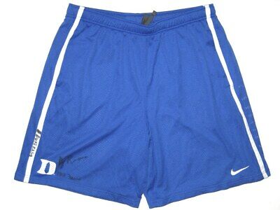 DAVID REEVES TRAINING WORN SIGNED OFFICIAL DUKE BLUE DEVILS NIKE SHORTS * BROWNS