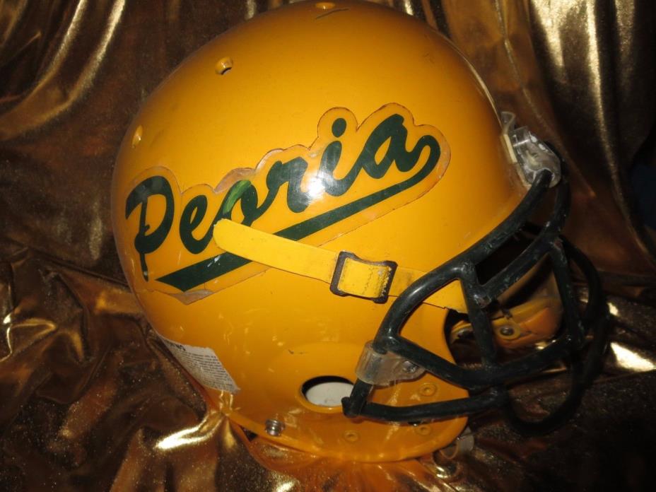 Peoria High School Panthers Game Used Worn Football Schutt Helmet