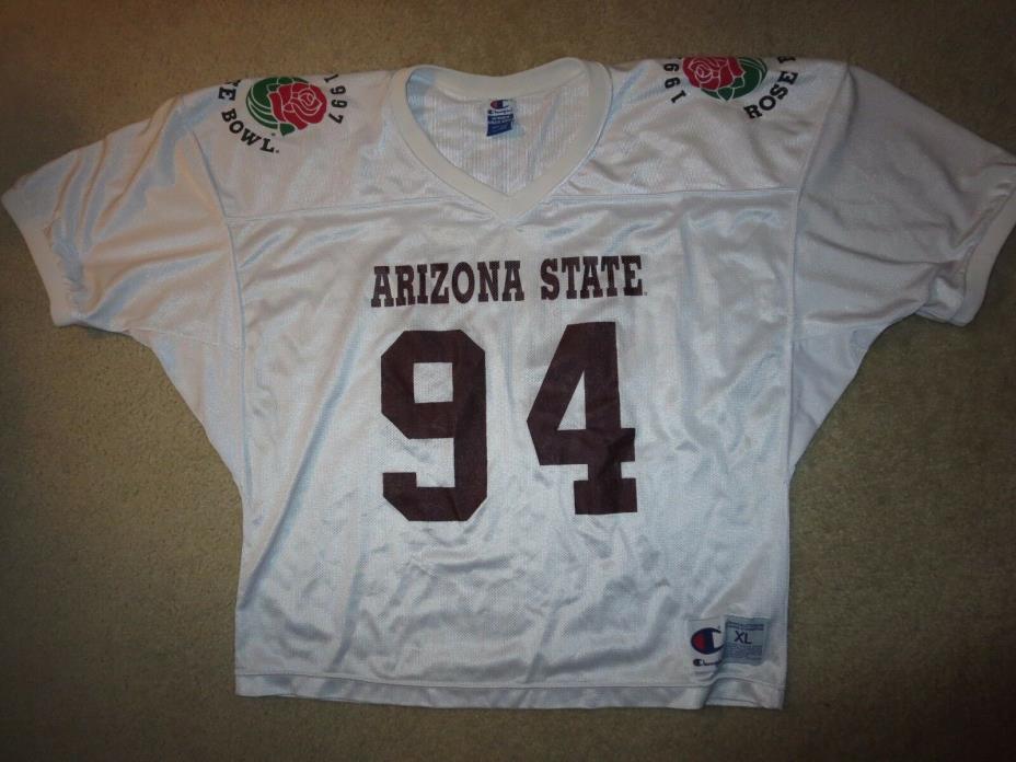 Brent Burnstein #94 Arizona State Sun Devils Rose Bowl Practice Jersey XL