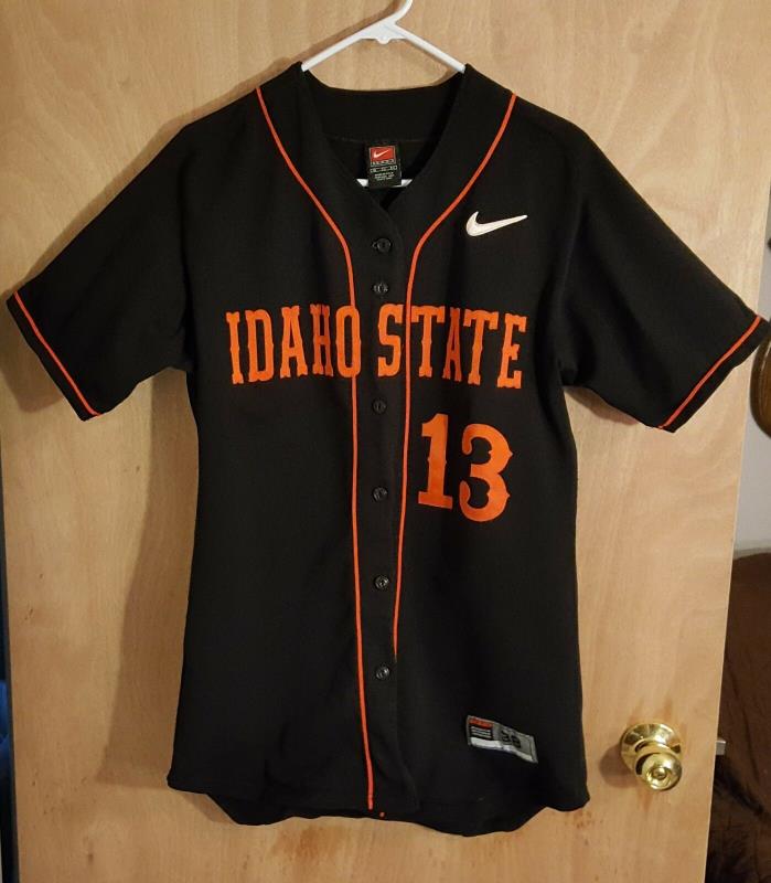 Idaho State Bengals Baseball Softball Jersey NIKE #13 Size 38 USED