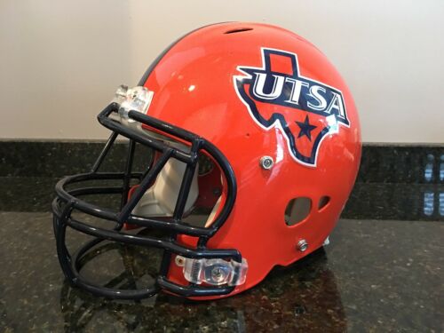 Game Worn Texas San Antonio Roadrunners UTSA Used Football Helmet Riddell