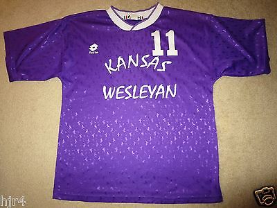 Kansas Wesleyan Coyotes #11 Soccer Game Worn Lotto Jersey mens