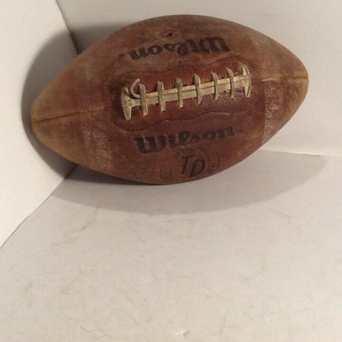 VINTAGE WILSON OFFICIAL INTERCOLLEGIATE TD Football