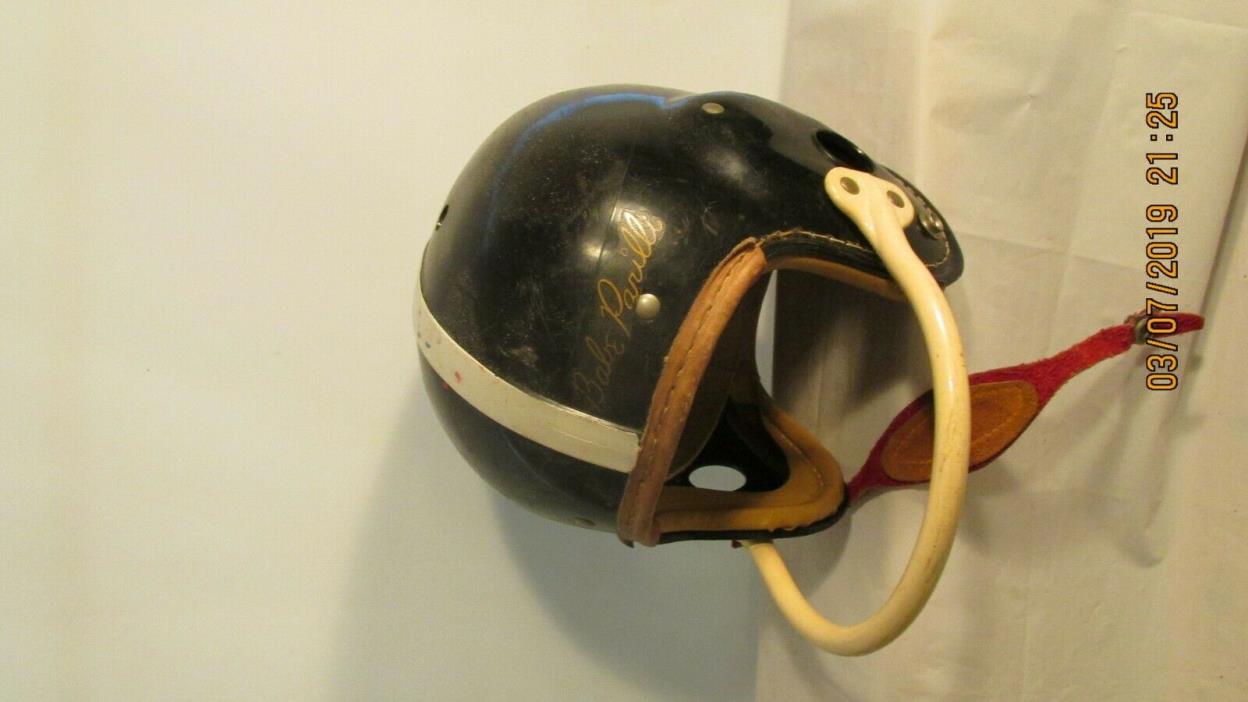 Vintage Babe Parilli Hutch  Youth Football Helmet   Complete