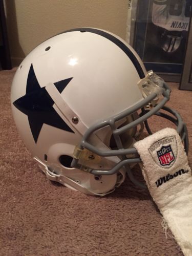 Dallas Cowboys Victor Butler game used throwback helmet. Steiner COA