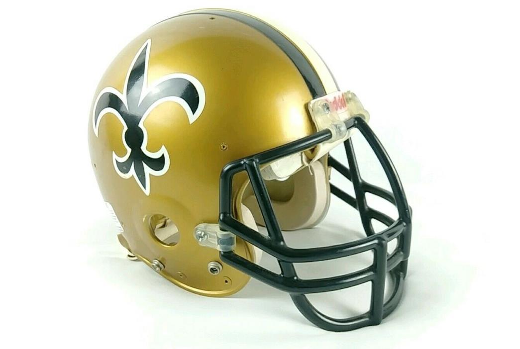 Riddell M155 New Orleans Saints Vtg 1980's Micro Fit Game Worn Football Helmet