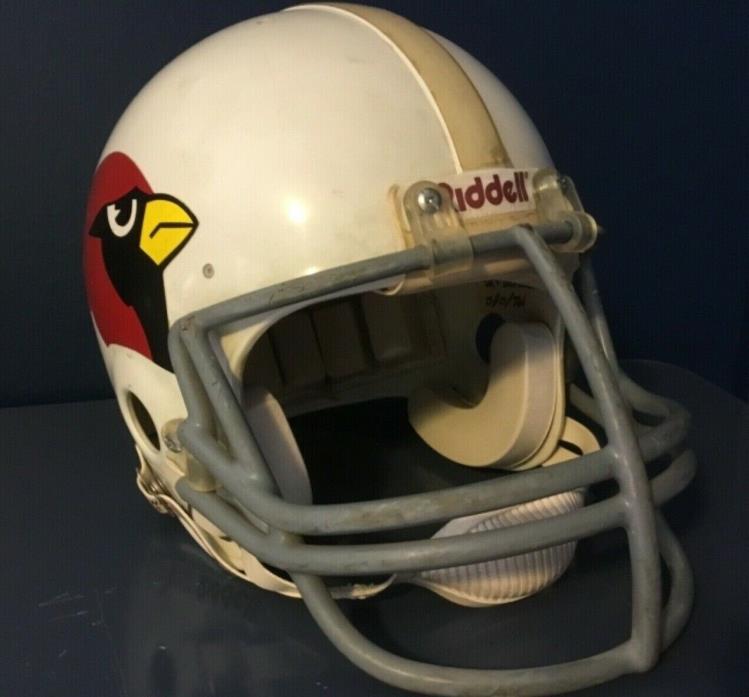 1984 St. Louis Cardinals Riddell AF2 Game Used Worn Football Helmet - Arizona