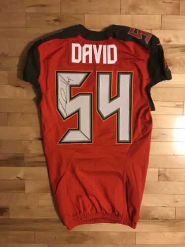 Lavonte David 2018 Game Issued Autographed Tampa Bay Buccaneers Jersey Worn Bucs