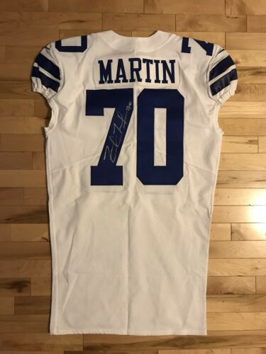 Zack Martin 2018 Game Issued Autographed Dallas Cowboys Jersey Worn