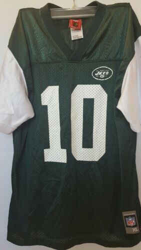 NY Jets NFL Football Jersey/Shirt #10 Chad Pennington Size YOUTH XL (18-20)
