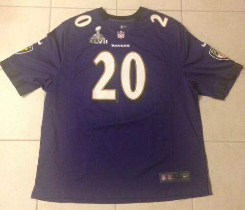 NIKE NFL PLAYERS ON FIELD SB XLVII BALTIMORE RAVENS ED REED JERSEY