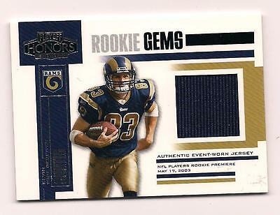2003 Playoff Honors Rookie Jersey Kevin Curtis St. Louis Rams #430/700