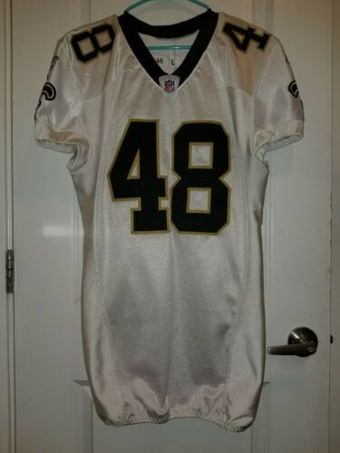 2010 Game Worn/Issued Reebok New Orleans Saints Mcdaniel Jersey Size 46