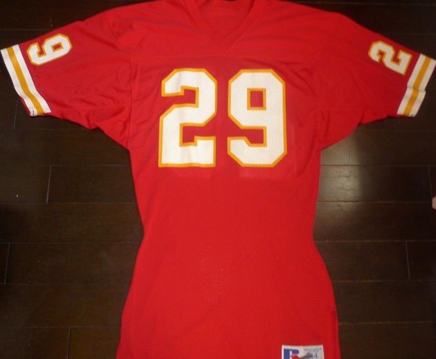 1986-88 Albert Lewis Kansas City Chiefs Game/Issued Used Russell Athletic jersey