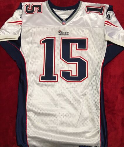 NFL Game Issued New England Patriots Jersey #15 Adidas Size 46