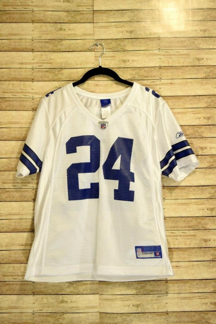 Womens RBK NFL Size Large Jersey Dallas Cowboys Barber 24