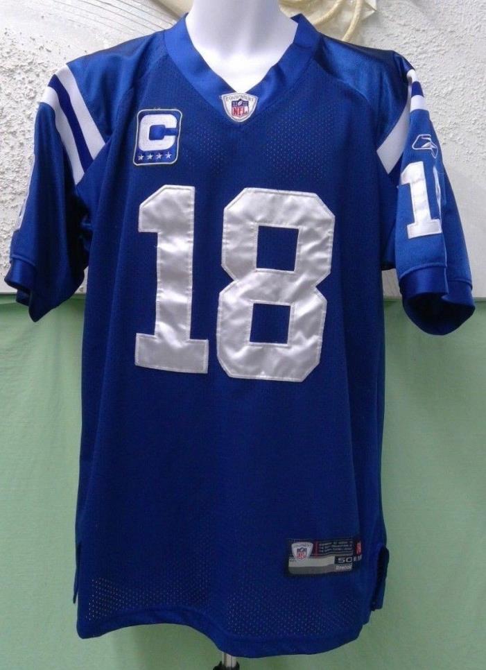 NFL Reebok # 18 Payton Manning Jersey Size Medium.
