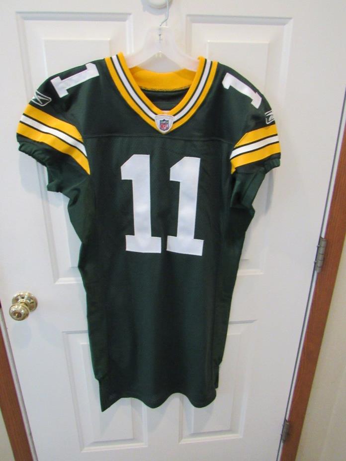 2010 CHASTIN WEST Green Bay Packers Game Issue Used Football Jersey NFL Reebok